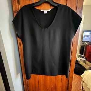 Diane Von Furstenberg Elegant Black Blouse
